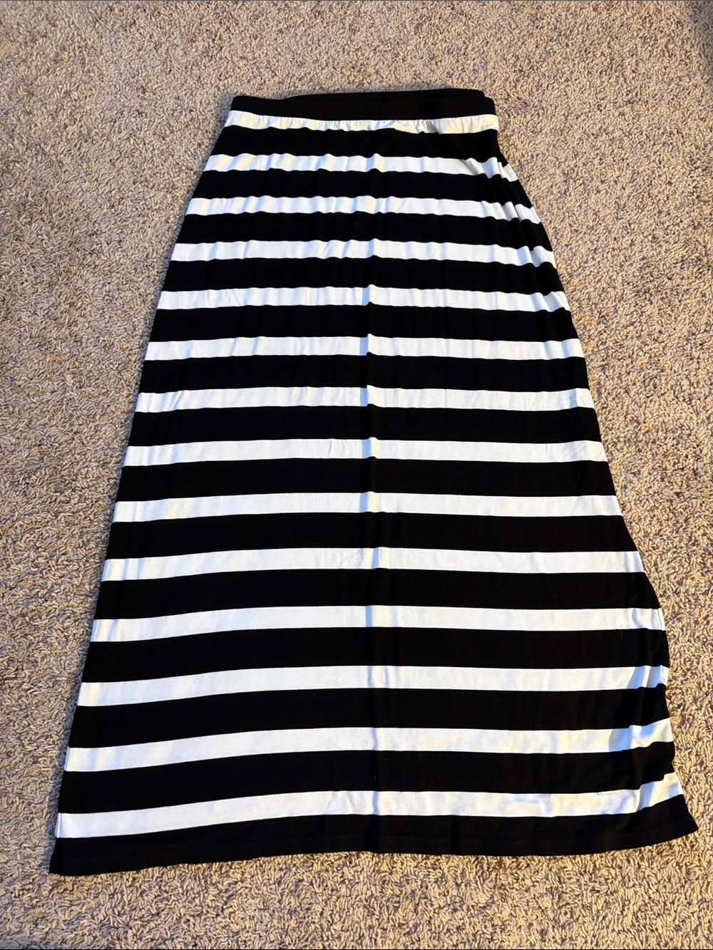 White House Black Market Striped Maxi Skirt